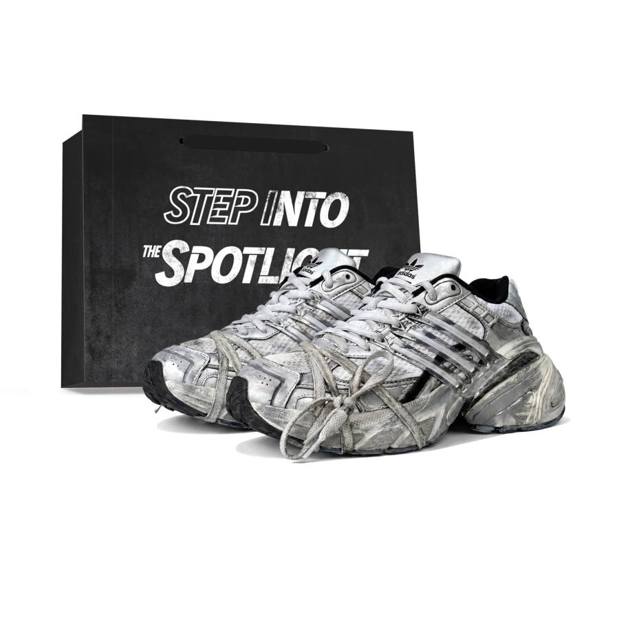 Adidas Originals ADISTA XLG Chunky Sneakers Women's Low Top Silver