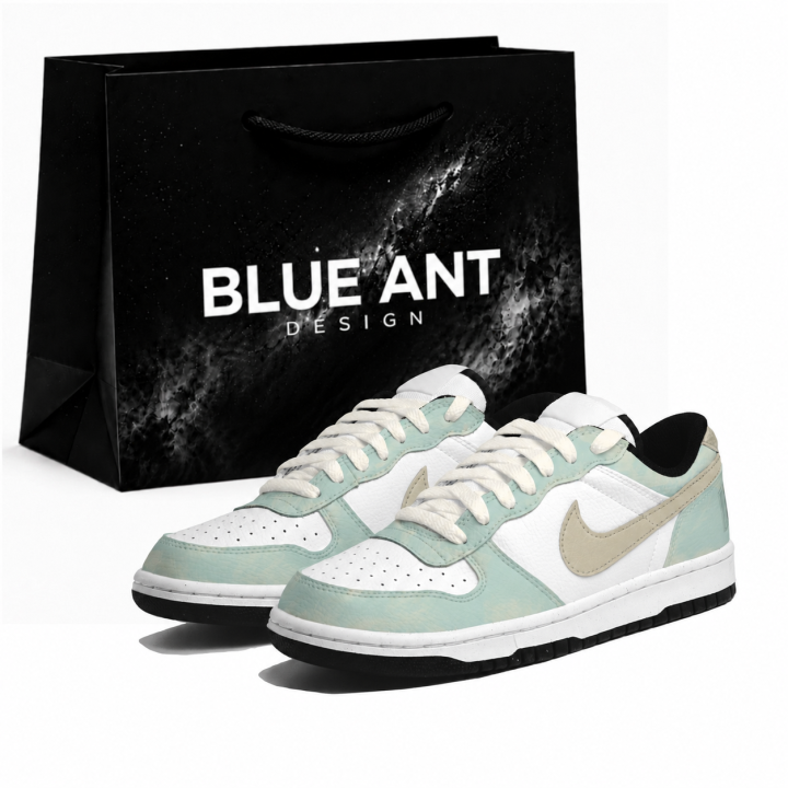 Nike Nike Big Skateboard Shoes Men's Low Top Cyan