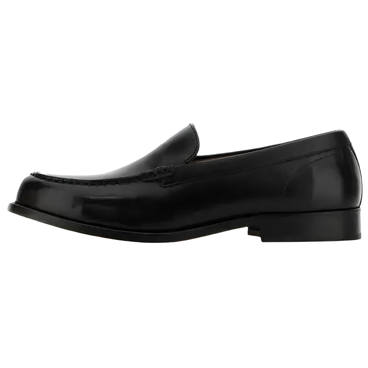 A.P.C Casual Leather Shoes Men's Low Top Black