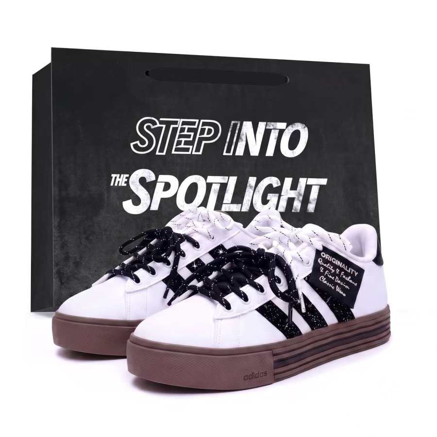 Adidas Adidas Daily 4.0 Skateboard Shoes Unisex Low Top White/Black