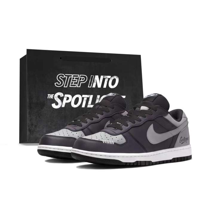 Nike Nike Big Skateboard Shoes Unisex Low Top Black/White/Gray