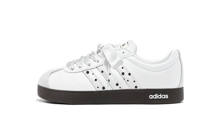 Adidas Adidas Vl Court Classic German Army Trainers Unisex Low Top White/Silver/Black