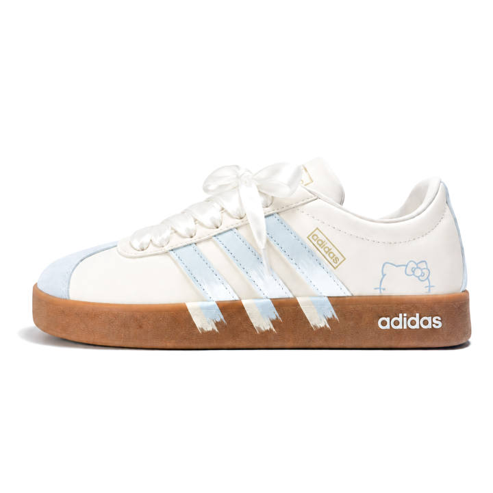 Adidas Adidas Vl Court Classic German Army Trainers Unisex Low Top Pink