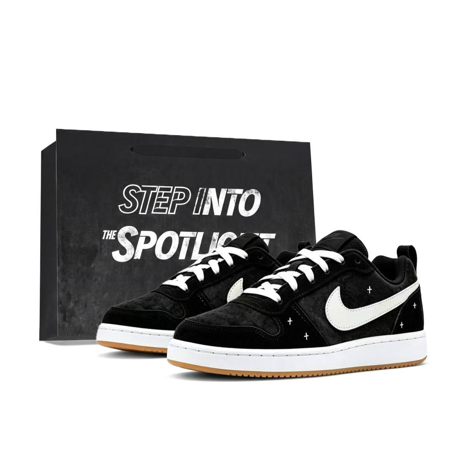 Nike Nike Court Borough Skateboard Shoes Men's Low Top Black White