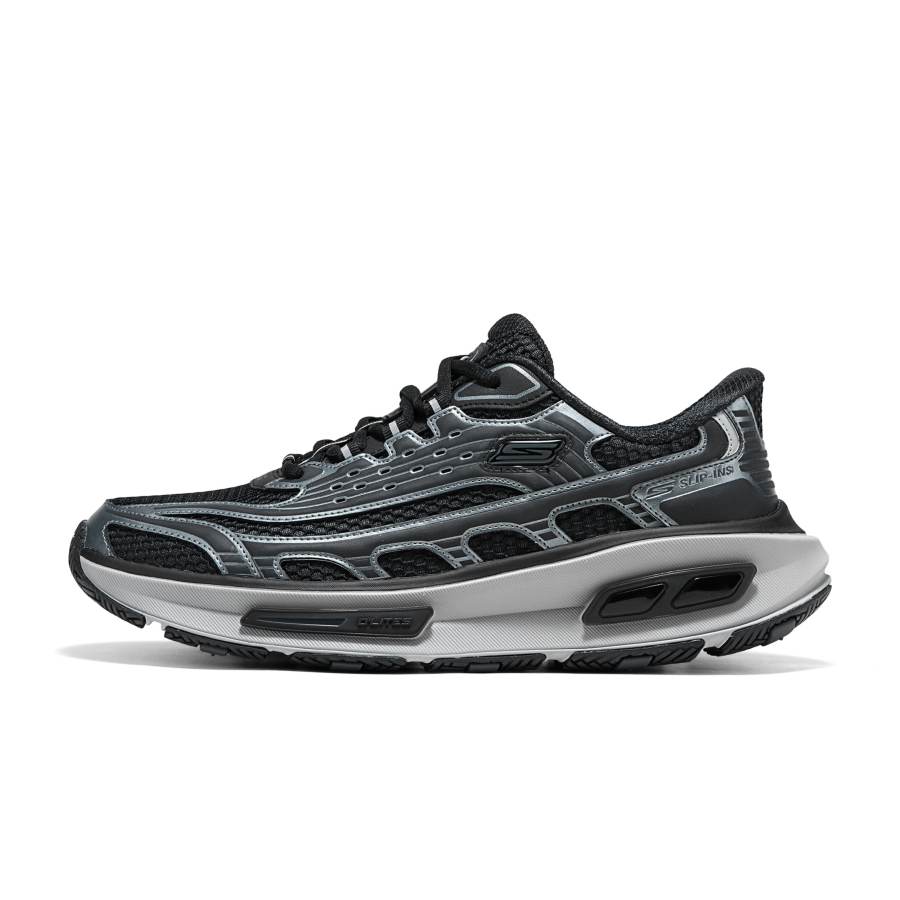 Skechers Arch Fit D'Lites 330 Chunky Sneakers Men's Black/Gray