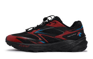 DESCENTE RUNNING Casual Shoes Men's Low Top Red Blue