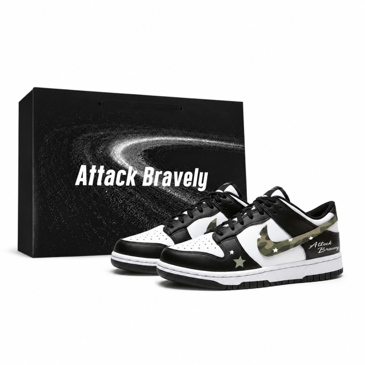 Nike Nike Dunk Skateboard Shoes Unisex Low Top Green, White