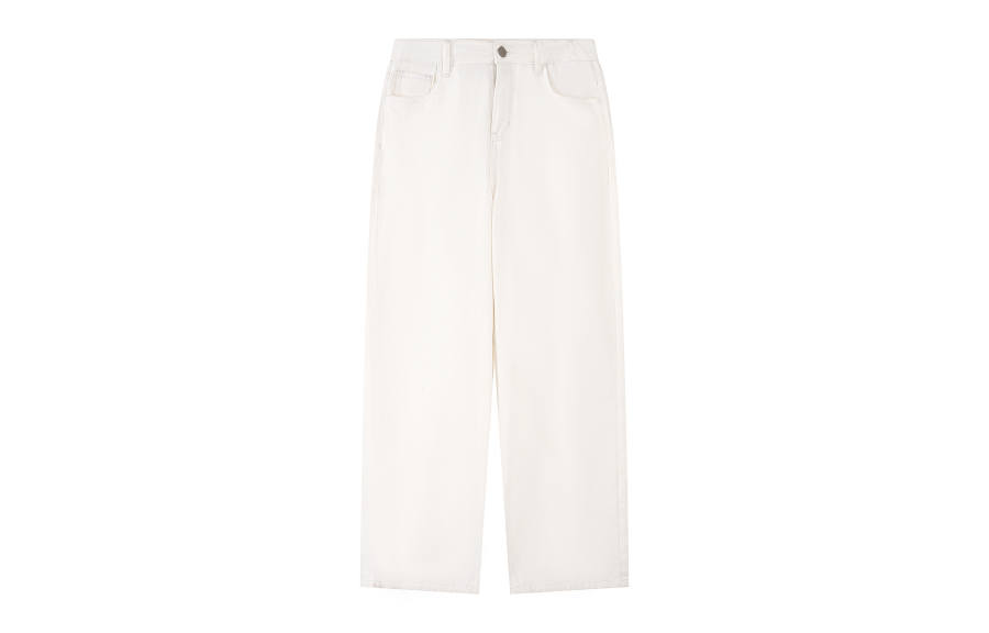 F426 Casual Pants Unisex Moderate Straight Fit Pants