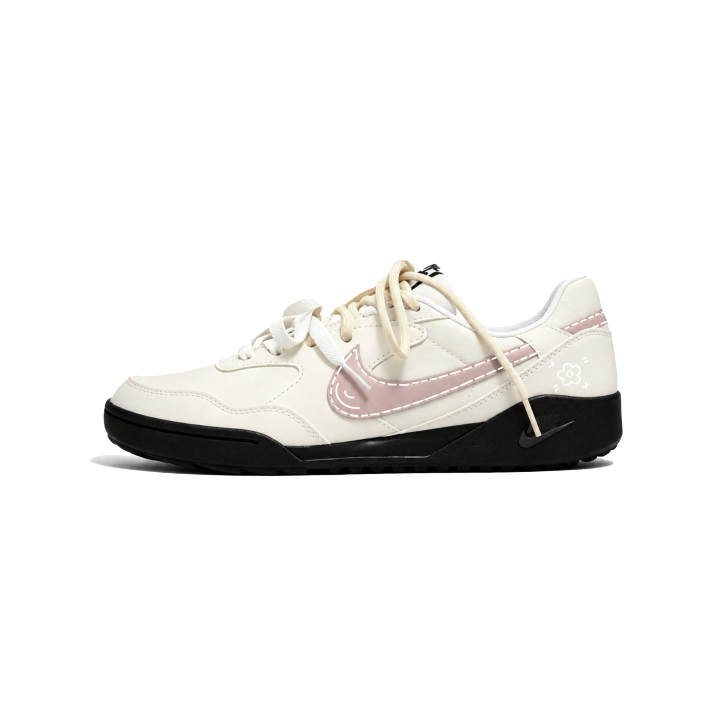 Nike Nike Terra Manta Skateboard Shoes Women's Low Top Ecru Pink Black Color Block