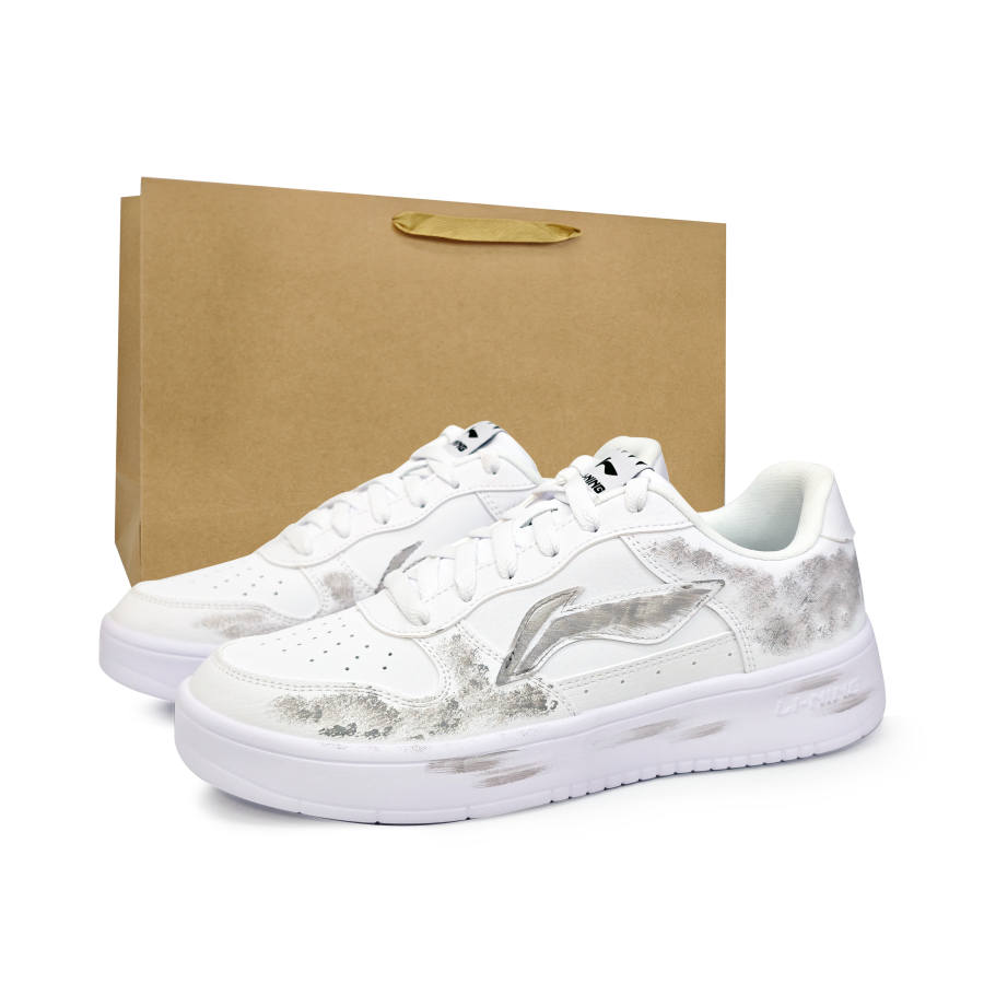 Li-Ning Li Ning Floating Boat Skateboard Shoes Unisex Low Top Gray