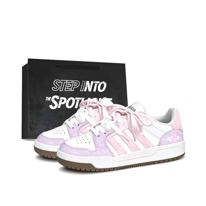 Adidas Adidas ENTRAP Skateboard Shoes Unisex Low Top Pink