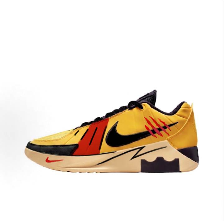 Nike Nike LEBRON WITNESS IX Basketball Shoes Unisex Low Top Yellow Black Red Color Block