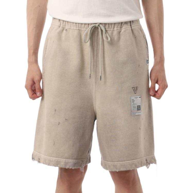 MIHARA YASUHIRO Casual Shorts Men's Beige Moderate Straight Fit Pants