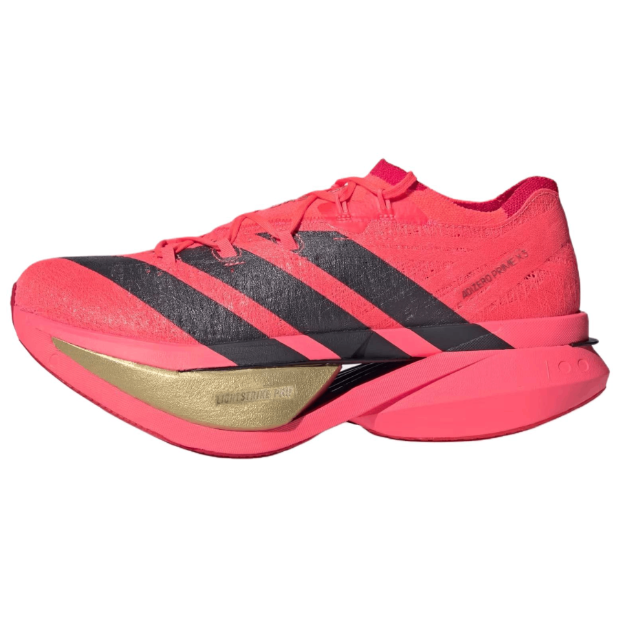 Adidas Adidas Adizero Prime X 3.0 Running Shoes Unisex Low Top Sun Turbine/Gray Six/Bright Red