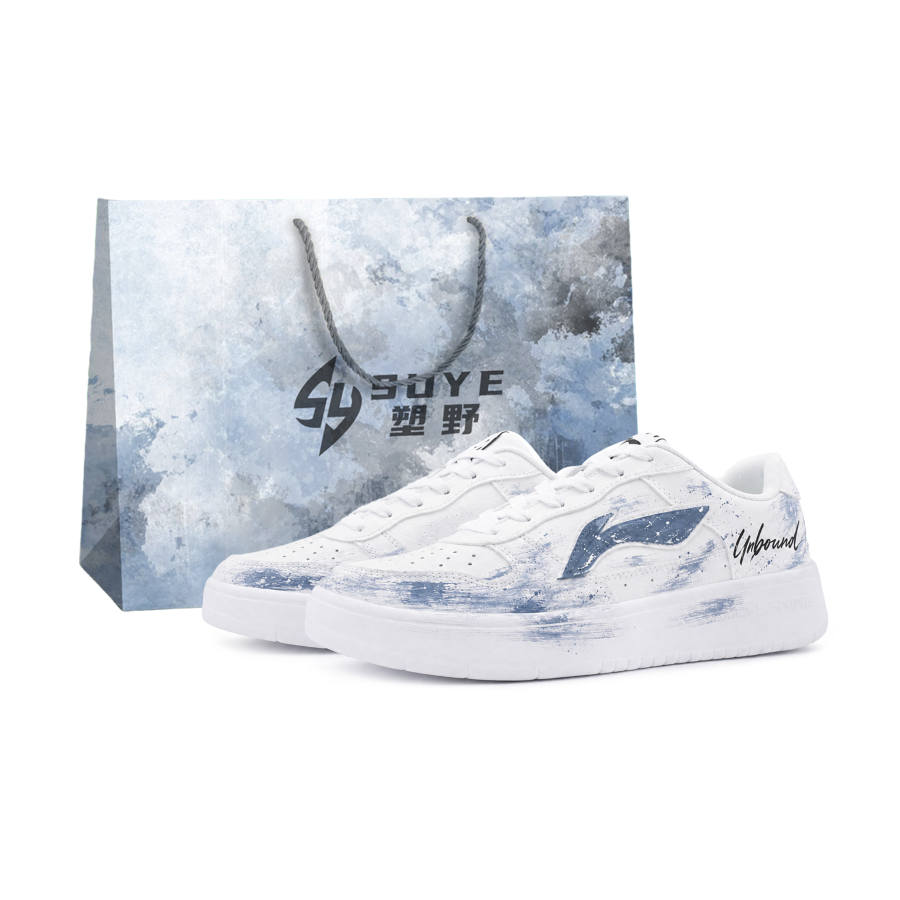 Li-Ning Li Ning Floating Boat Skateboard Shoes Men's Low Top Blue White Colorway