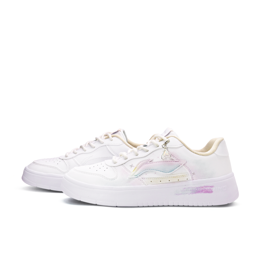 Li-Ning Li Ning Floating Boat Skateboard Shoes Unisex Low Top White/Red