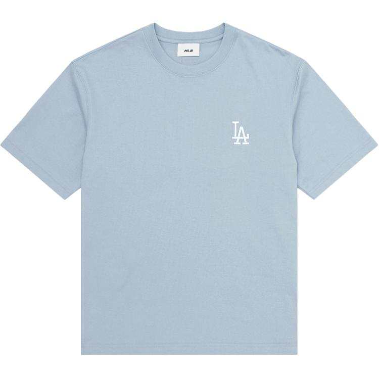MLB T Shirts Unisex White/Black Crew Neck Moderate Straight Fit