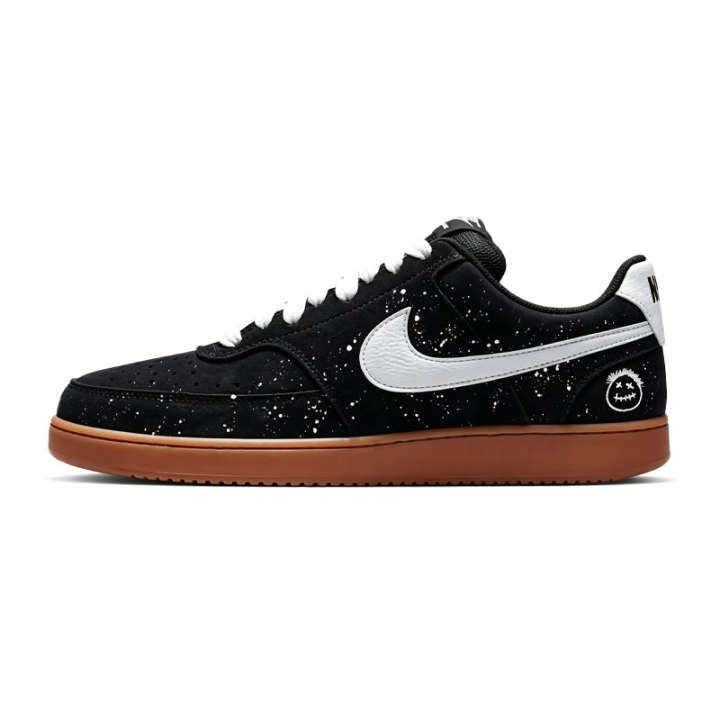 Nike Nike Court Vision Skateboard Shoes Unisex Low Top Black/White