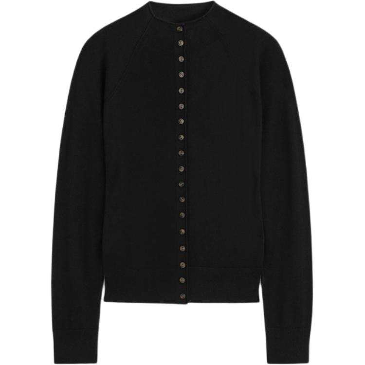 COS Sweaters Women's Black Turtleneck Moderate Straight Fit