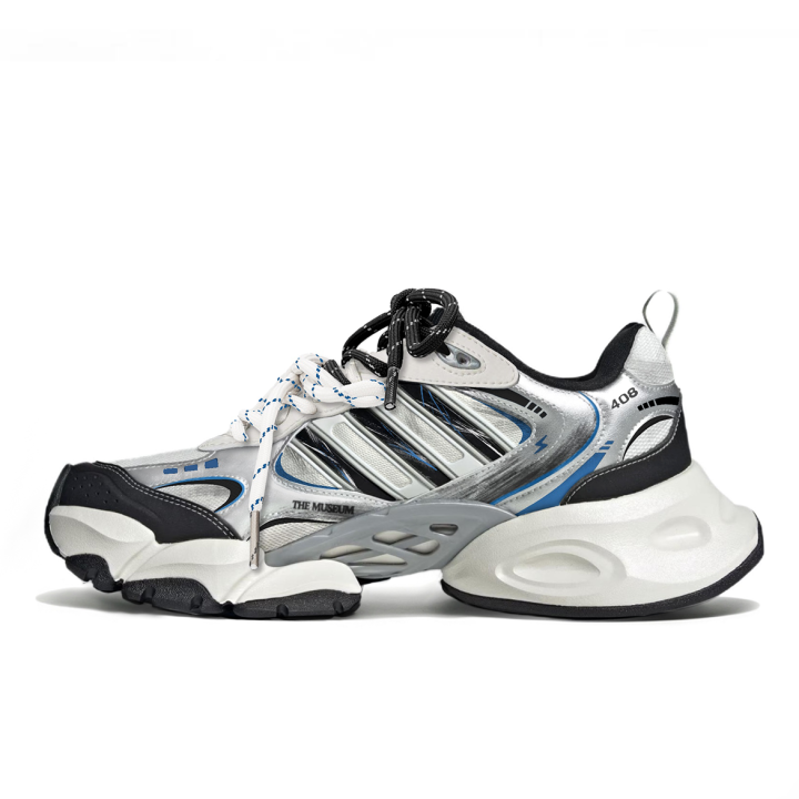 Adidas Adidas XLG Running Shoes Unisex Low Top White, Silver, Black
