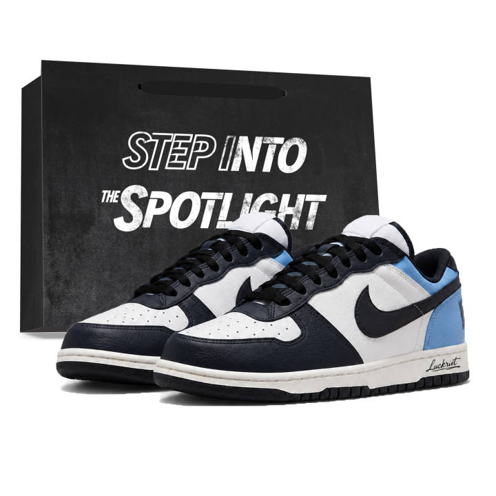 Nike Nike Dunk Skateboard Shoes Men's Low Top Navy Blue