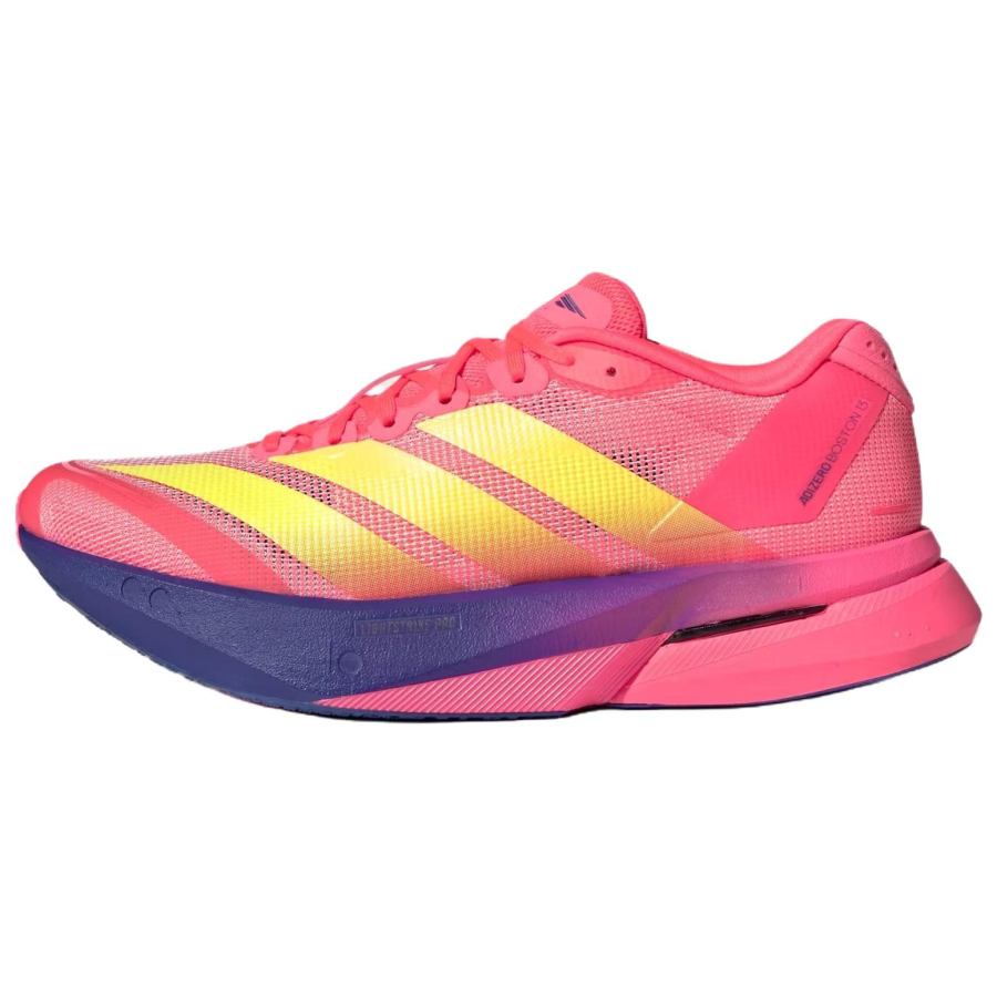 Adidas Adidas Adizero Boston 13 Running Shoes Women's Low Top Sun Turbine/Frozen Lemon/Double Indigo Blue