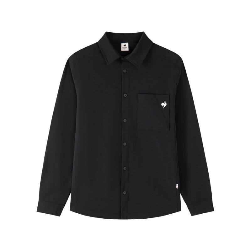 Le Coq Sportif Shirts Men's Dazzle Black Moderate