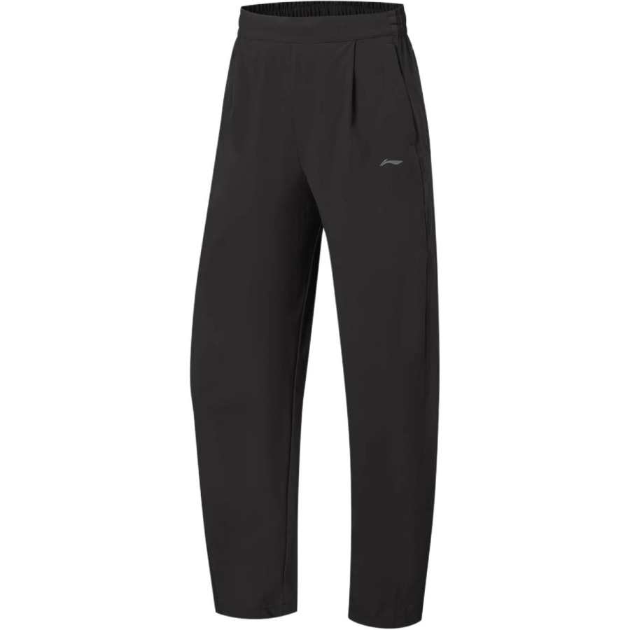 Li-Ning Li Ning Fitness Series Sports Pants Women's Black Moderate Straight Fit Pants