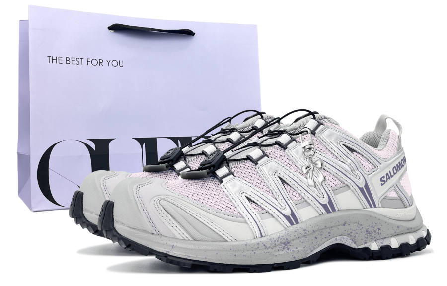 SALOMON XA PRO 3D Running Shoes Unisex Low Top Silver, Black