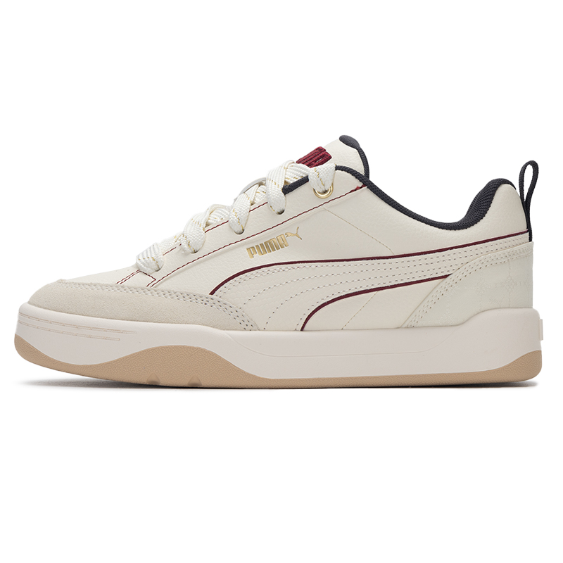PUMA Park Lifestyle Abrasion Resistant Low top Skateboard Shoes Unisex Ecru