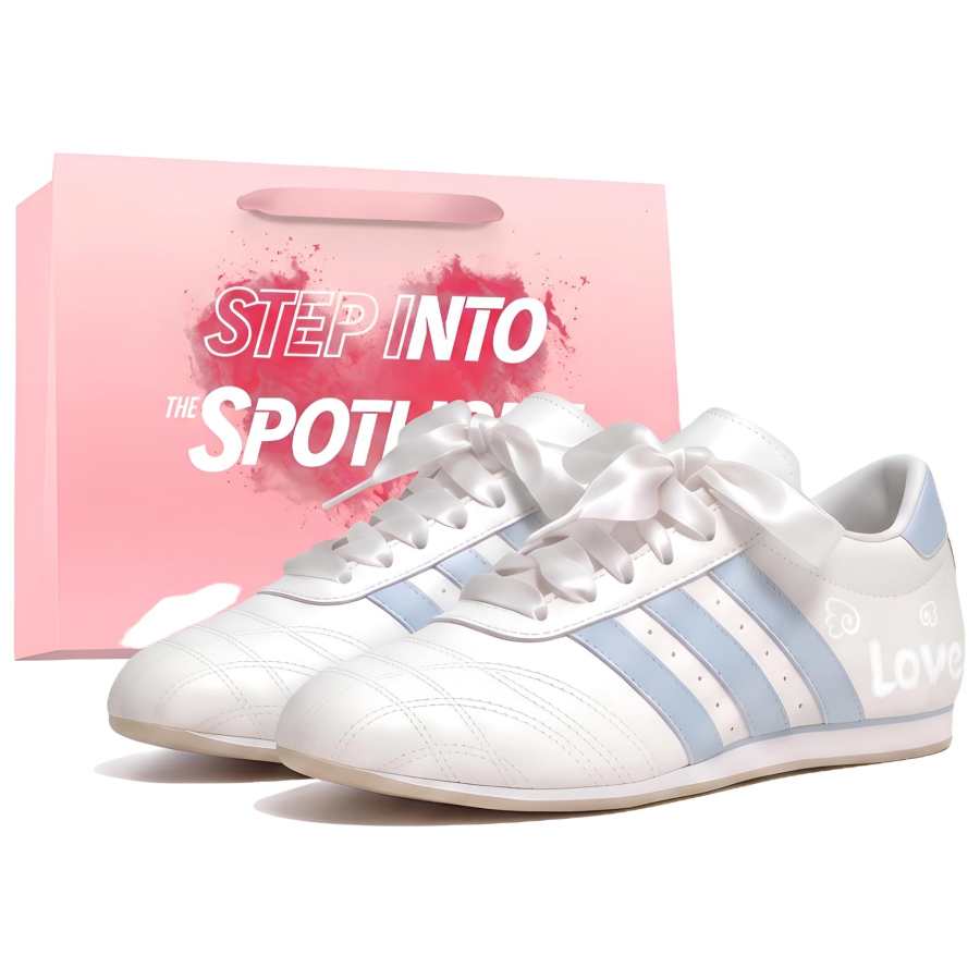 Adidas Originals Taekwondo Training Shoes Women's Low Top Black White Blue