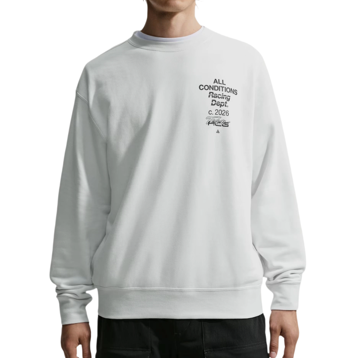 Nike Nike ACG Sweatshirts Men's Peak White/Black Crew Neck Moderate