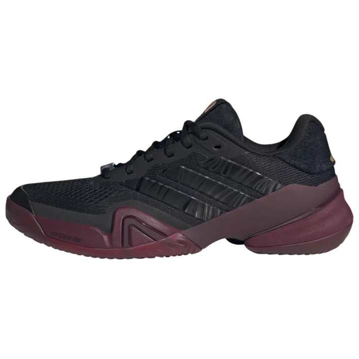 Adidas Adidas BARRICADE 14 Tennis Shoes Men's Low Top Core Black/Burgundy