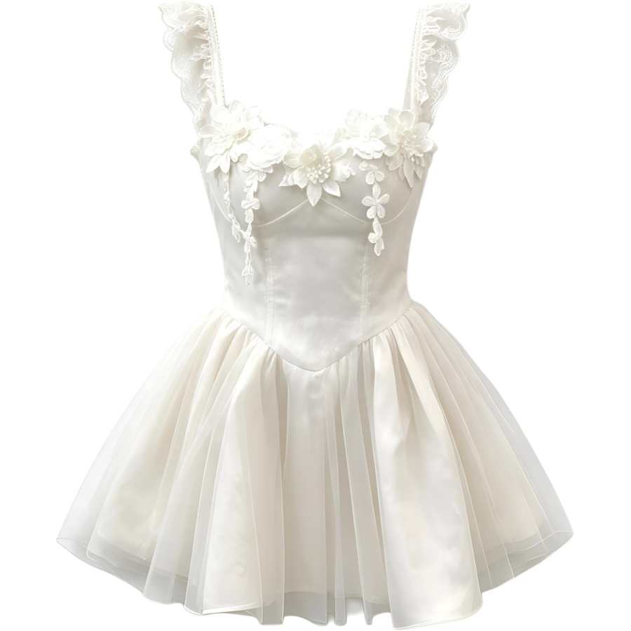 Cotton Gene Slip Dresses Women's Dress Moderate Short
