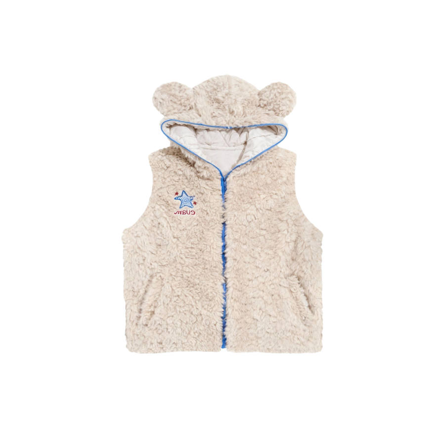 TUSHIFEI Vests Women's Image Color Hooded Non Detachable Thickened Straight Fit