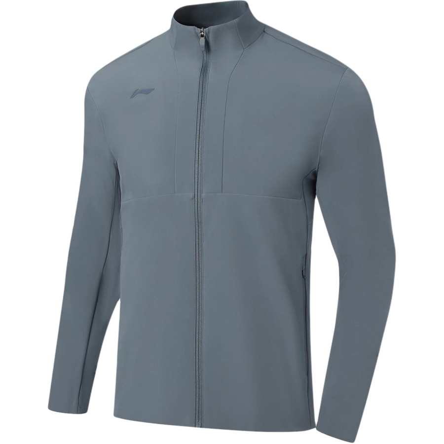 Li-Ning Li Ning Qingmu Jackets Men's Ink Dyed Blue Stand Collar Moderate Straight Fit