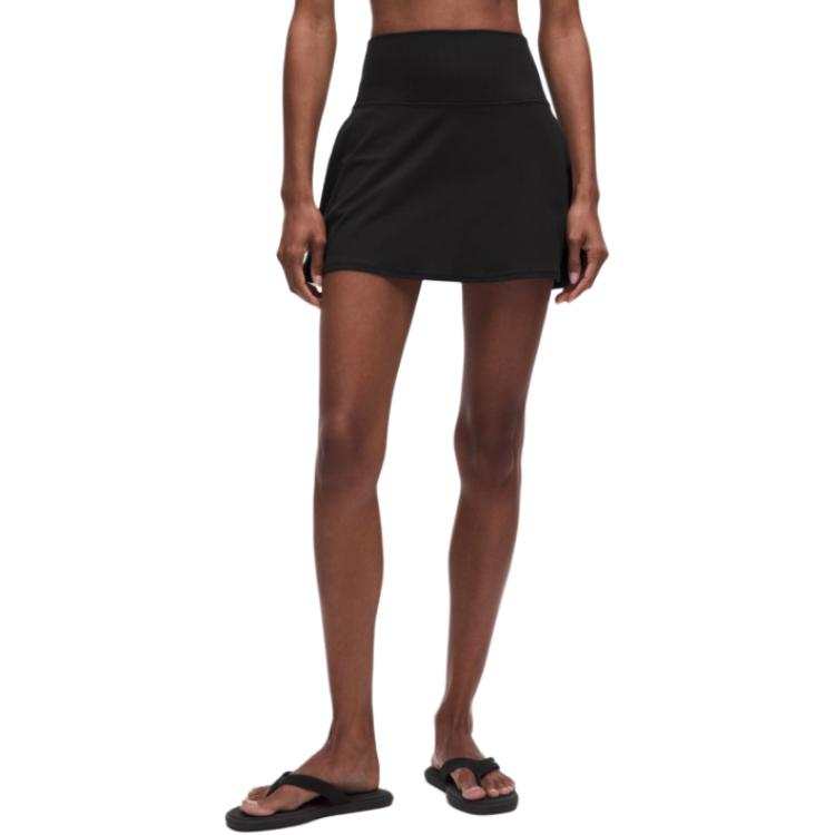 Lululemon Align Yoga Skirts Women's Black/Black Moderate Short Skirt