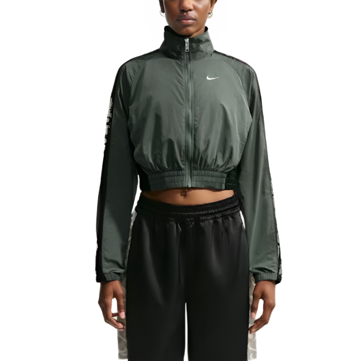 Nike Nike Jackets Women's Green Camouflage/Black/White Stand Collar Moderate