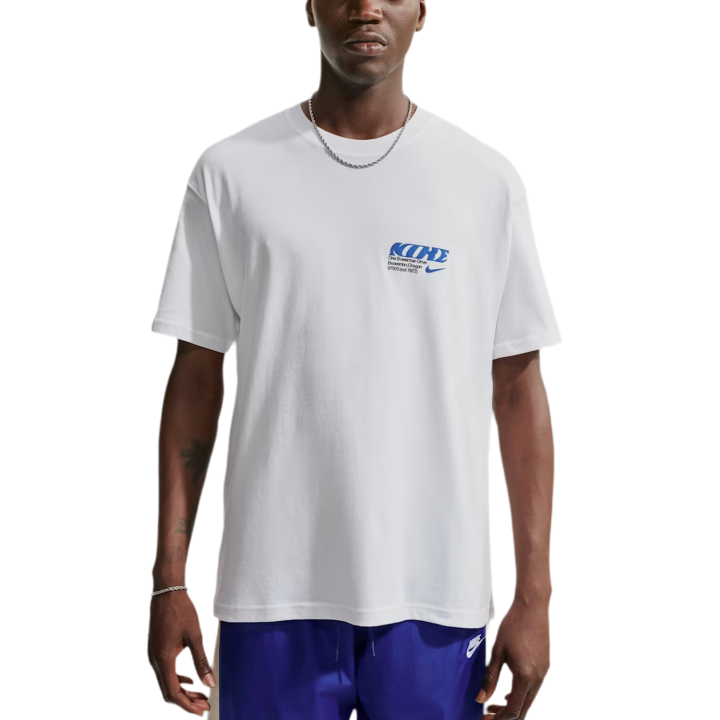 Nike Nike Sportswear T Shirts Men's White Crew Neck Moderate