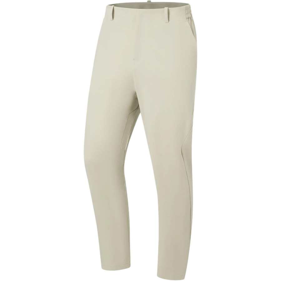Li-Ning Li Ning Gold Logo | Sports Pants Men's Coconut Khaki Moderate Straight Fit Pants