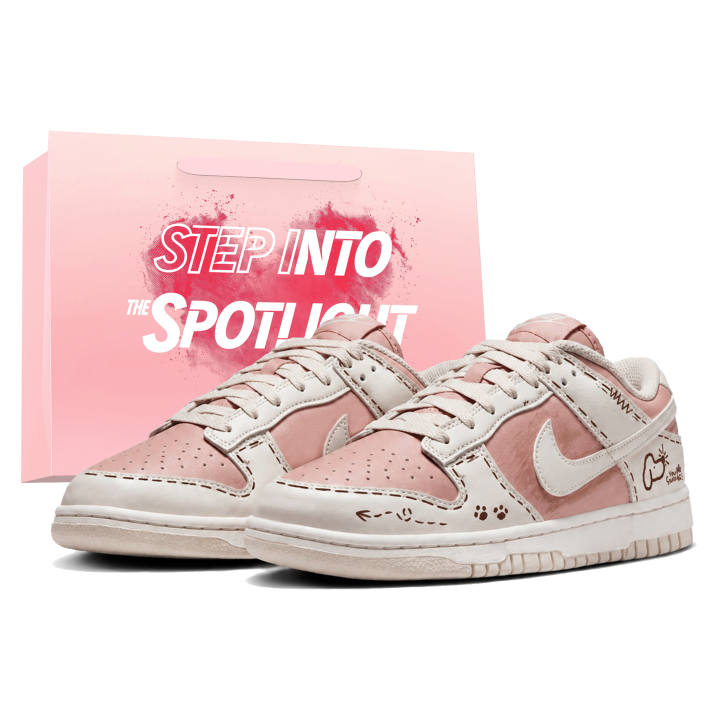 Nike Nike Dunk Skateboard Shoes Women's Low Top Beige