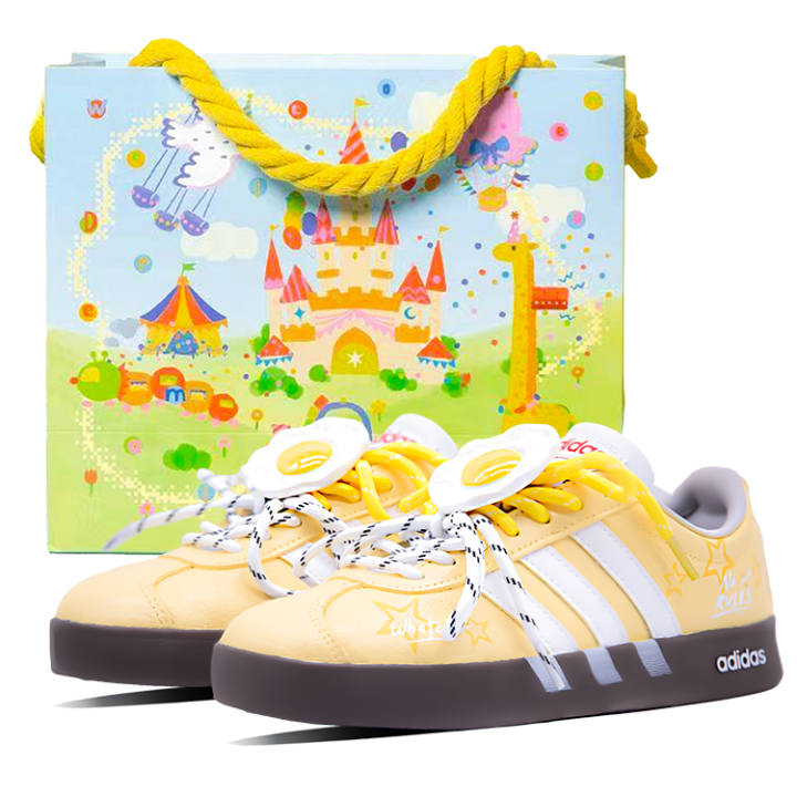Adidas Adidas VL COURT 2.0 German Army Trainers Unisex Low Top Yellow