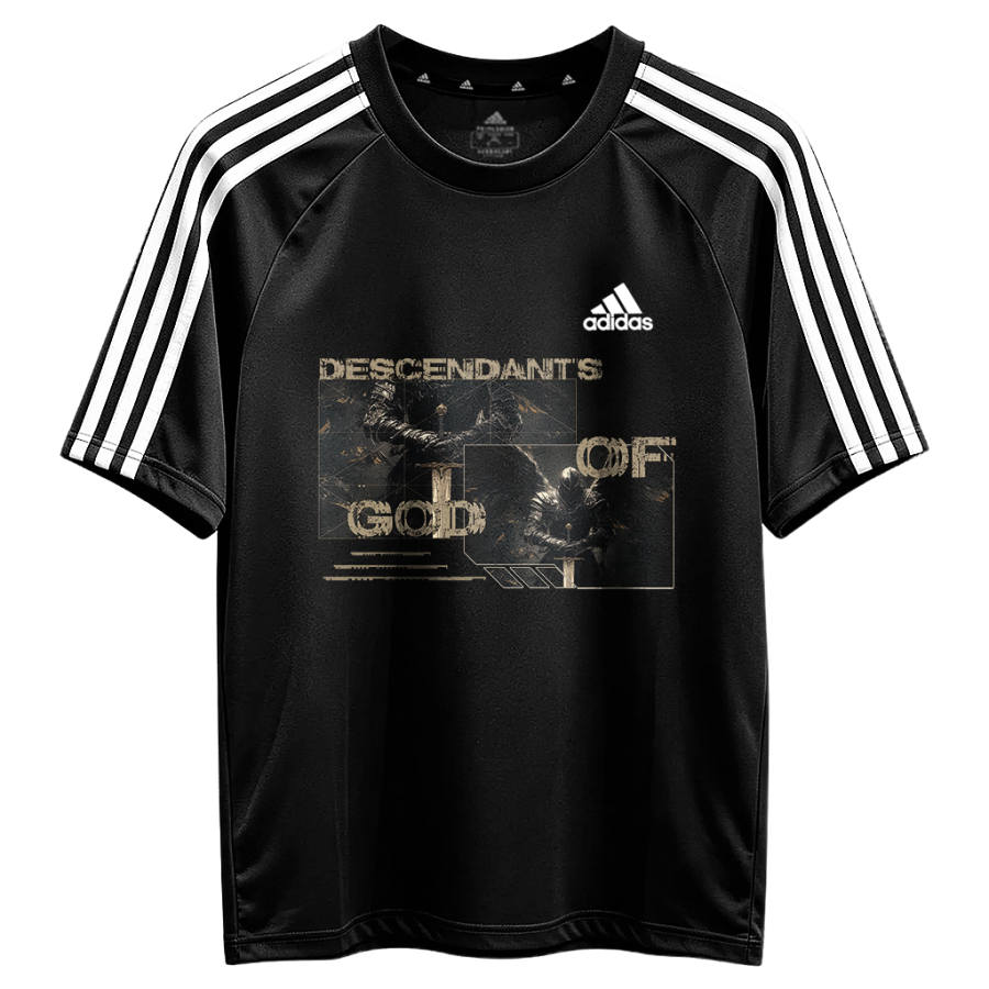 Adidas Adidas Football T Shirts Unisex Black Crew Neck Moderate Other