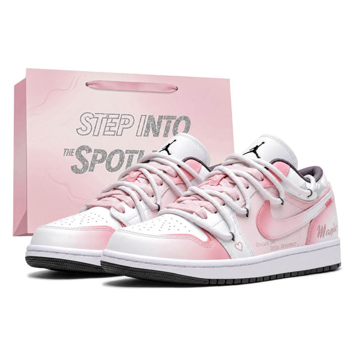 Nike Nike Air Jordan 1 LOW SE Vintage Basketball Shoes Unisex Low Top White