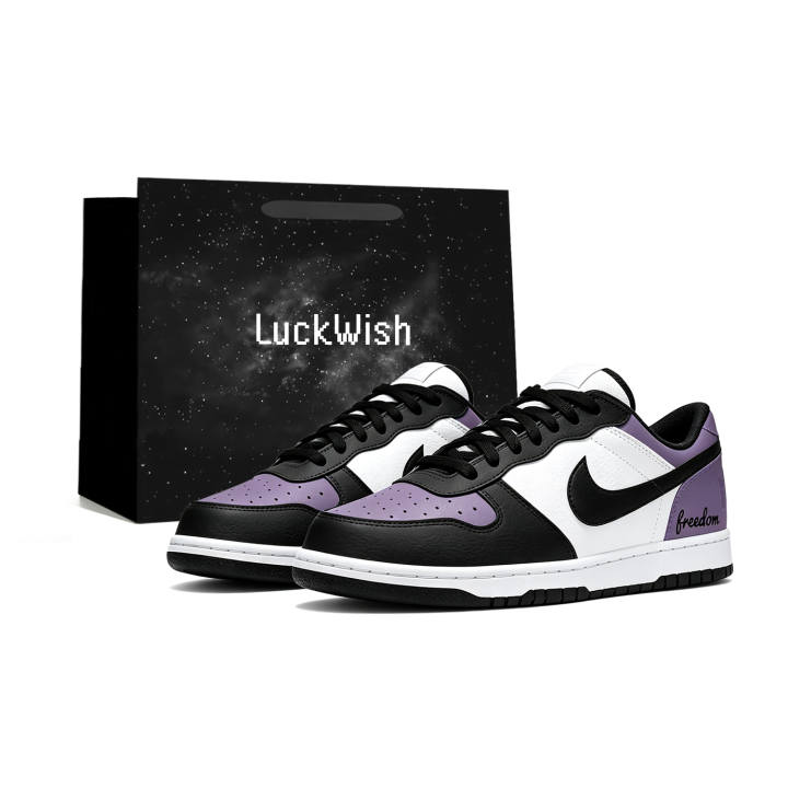 Nike Nike Big Skateboard Shoes Men's Low Top Purple