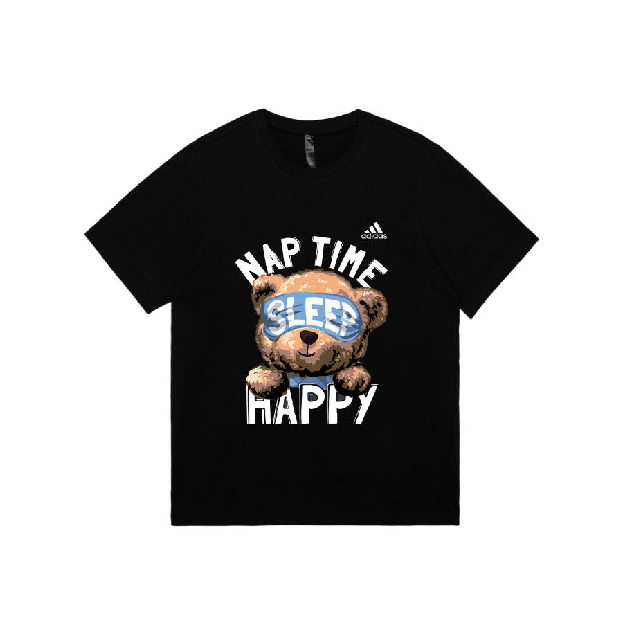 Adidas Adidas MUST HAVES T Shirts Unisex Black Crew Neck Moderate