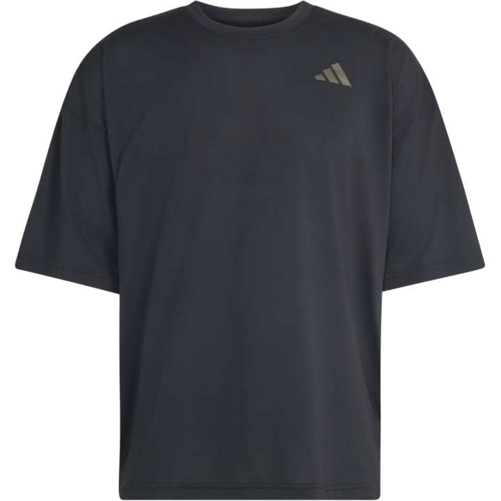 Adidas Adidas Tennis Tops Men's Black Crew Neck Moderate
