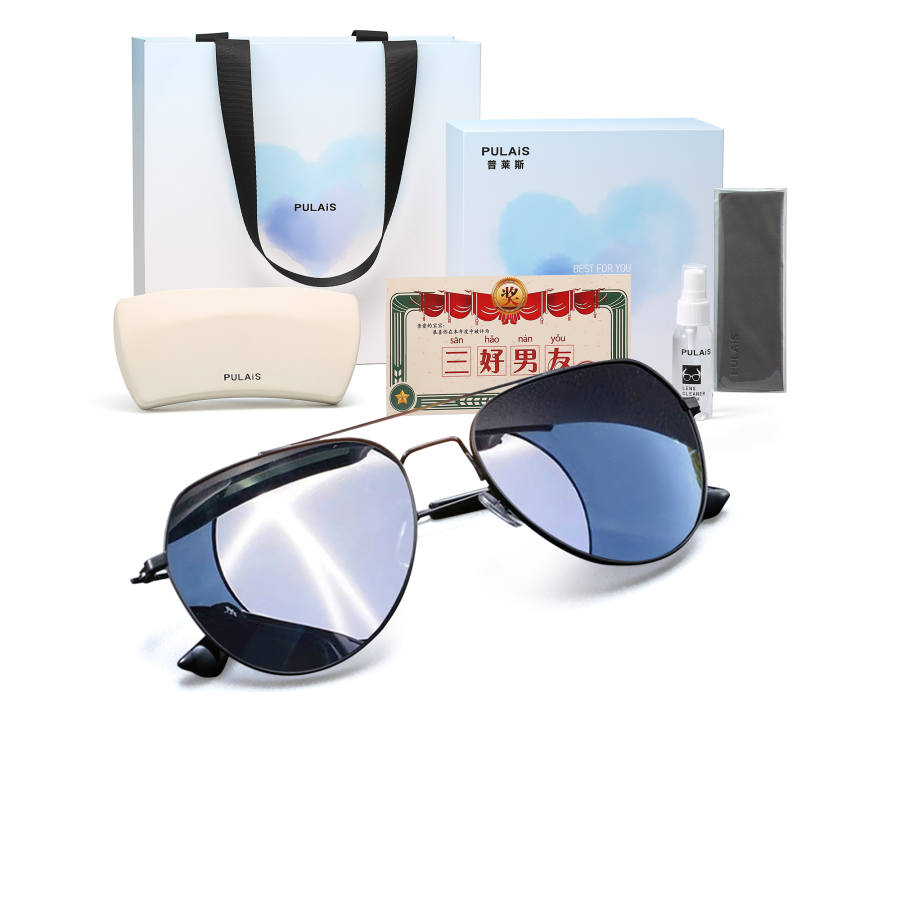 PULAIS PULAIS Alloy Aviator Sunglasses Unisex