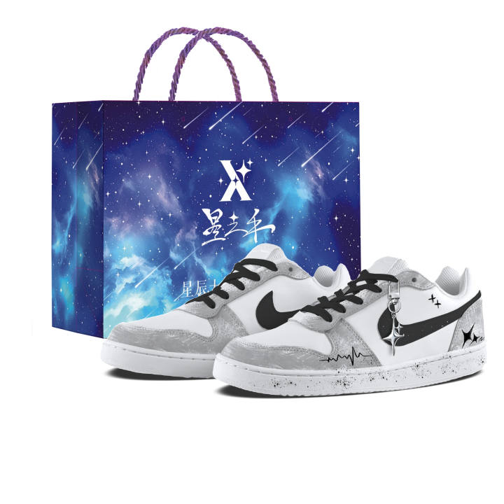Nike Nike EBERNON Skateboard Shoes Unisex Low Top White