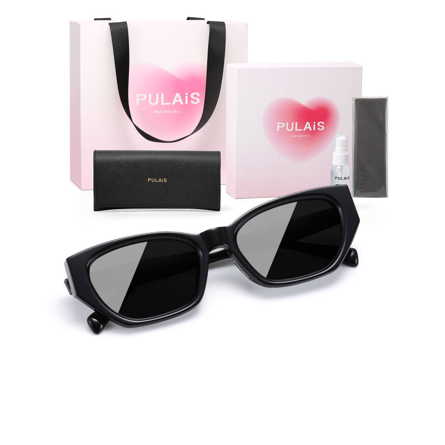 PULAIS PULAIS Plate Cat Eye Sunglasses Unisex